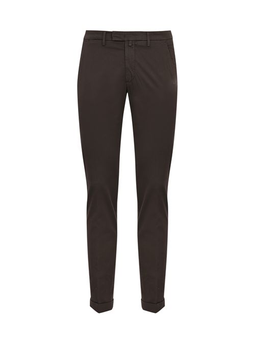 Pantalone in raso di cotone Moro BRIGLIA | BG03 30012700046